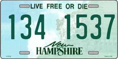 NH license plate 1341537