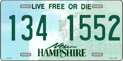 NH license plate 1341552