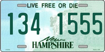 NH license plate 1341555