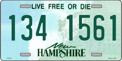 NH license plate 1341561