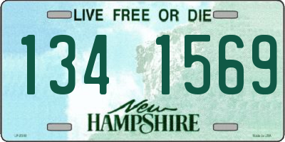 NH license plate 1341569