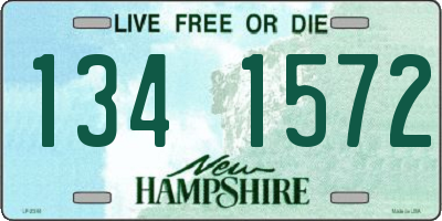 NH license plate 1341572