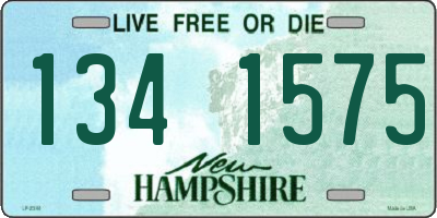 NH license plate 1341575