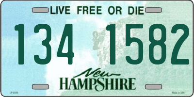 NH license plate 1341582