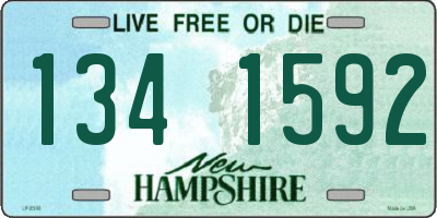 NH license plate 1341592