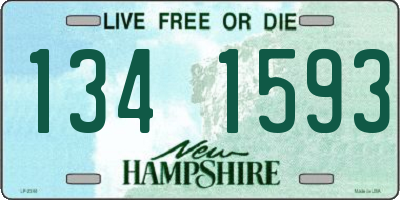 NH license plate 1341593