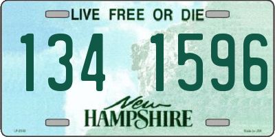 NH license plate 1341596