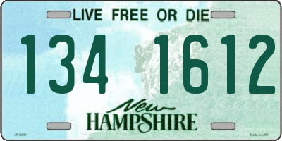 NH license plate 1341612