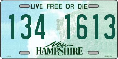 NH license plate 1341613