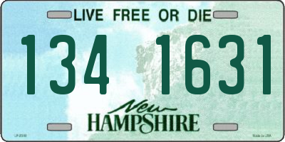 NH license plate 1341631