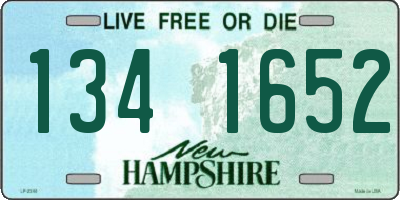 NH license plate 1341652