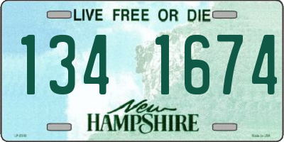 NH license plate 1341674