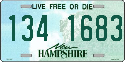 NH license plate 1341683