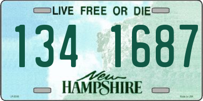 NH license plate 1341687