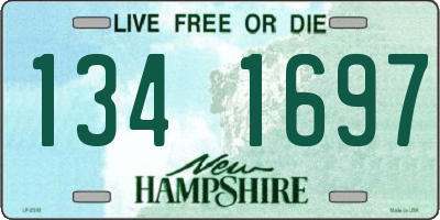 NH license plate 1341697