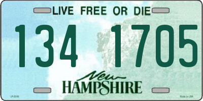 NH license plate 1341705