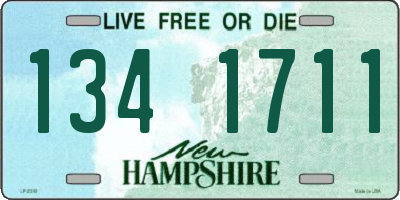 NH license plate 1341711
