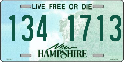 NH license plate 1341713
