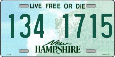 NH license plate 1341715