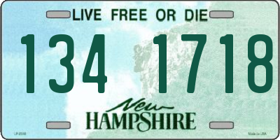 NH license plate 1341718