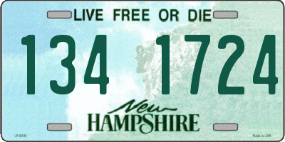 NH license plate 1341724