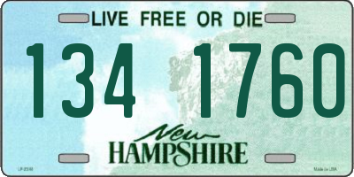 NH license plate 1341760