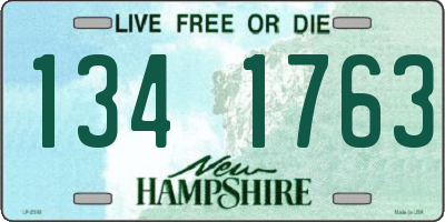 NH license plate 1341763