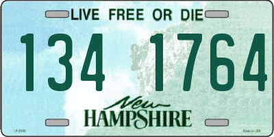 NH license plate 1341764