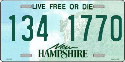 NH license plate 1341770