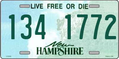 NH license plate 1341772