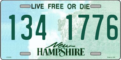 NH license plate 1341776