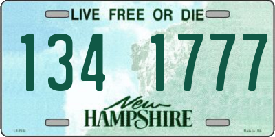 NH license plate 1341777