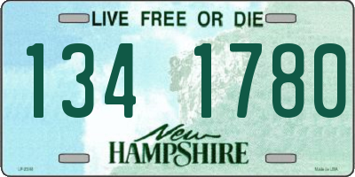 NH license plate 1341780