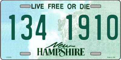 NH license plate 1341910