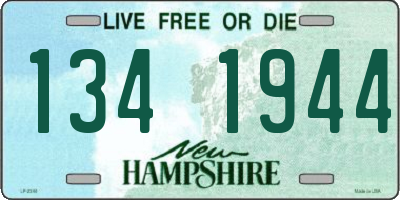 NH license plate 1341944