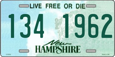 NH license plate 1341962