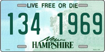 NH license plate 1341969