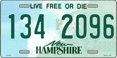 NH license plate 1342096