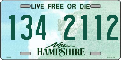 NH license plate 1342112