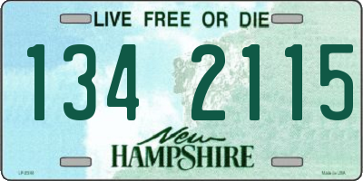 NH license plate 1342115