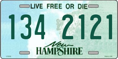 NH license plate 1342121