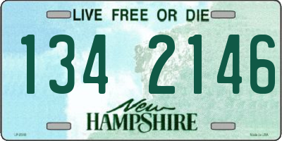NH license plate 1342146