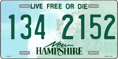 NH license plate 1342152