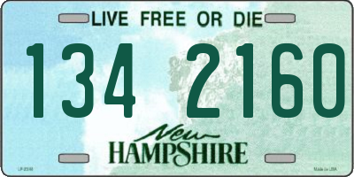 NH license plate 1342160