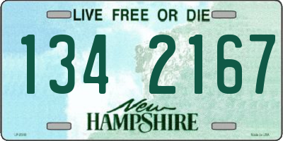 NH license plate 1342167