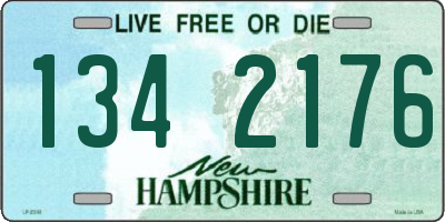 NH license plate 1342176