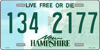 NH license plate 1342177