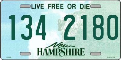NH license plate 1342180