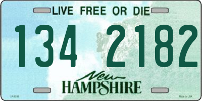 NH license plate 1342182