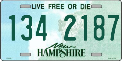 NH license plate 1342187